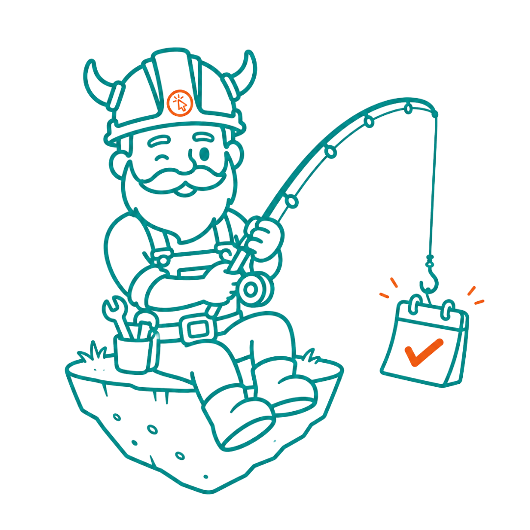 The LocalWise Viking, fishing for bookings