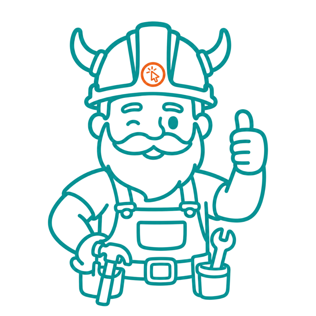 The LocalWise Viking tradesman, thumbs up
